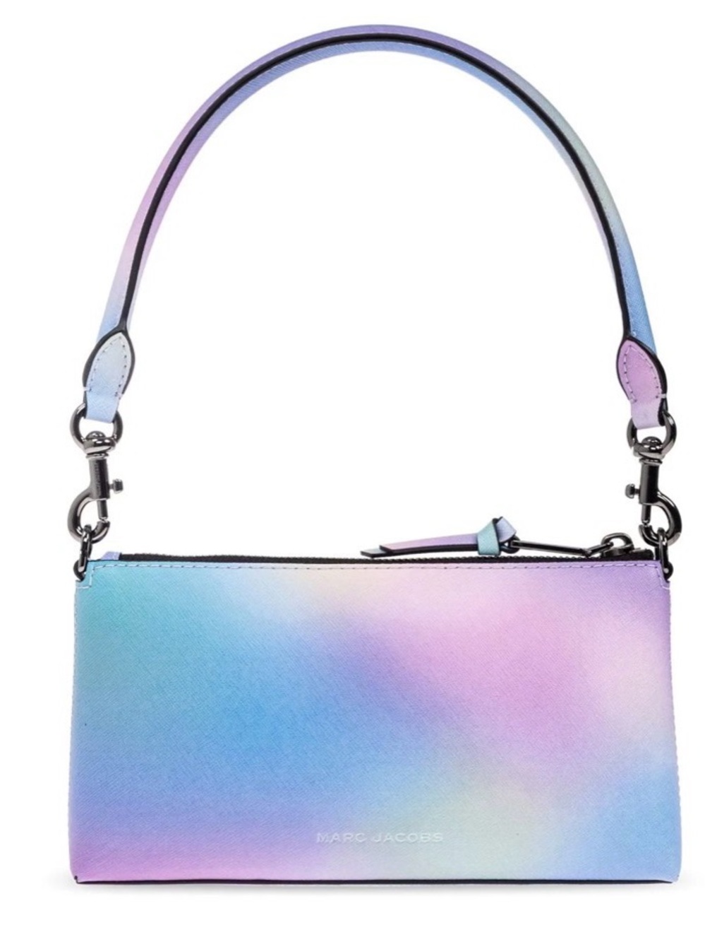 Marc Jacobs Iridescent Pastel Clutch in Blue-Lavender Gradient - Picture 3 of 7